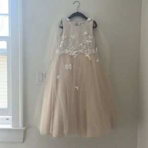 Princess Daliana flower girl dress. Rose color from BHLDN. Worn once.